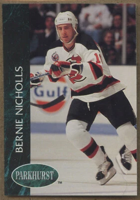 1992-93 Parkhurst #328 Bernie Nicholls New Jersey Devils - Image 1 of 2