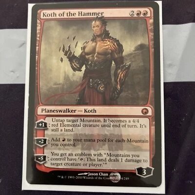 MTG Koth of the Hammer Scars of Mirrodin 94/249 Regular Mythic - Image 1 of 2