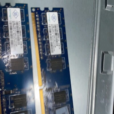 2x Nanya 512MB 1Rx8 PC2-5300U-555-12-D0 DDR2 667mhz Ram Computer Memory - Image 1 of 4