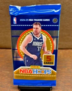 2024-25 PANINI NBA HOOPS BASKETBALL GRAVITY FEED 5-CARD PACK NEW SEALED QTY - Picture 1 of 2