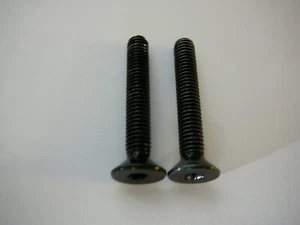 2 Ikea Teil # 100104 Senkkopf Sechskantschraube M6 30 mm Beschläge schwarze Oberfläche - Bild 1 von 3