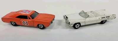 ВИНТАЖНЫЙ 1981 GENERAL LEE AND BOSS HOGG CADILLAC - ERTL - СДЕЛАНО В США - HOT WHEELS  - Изображение 1 из 4