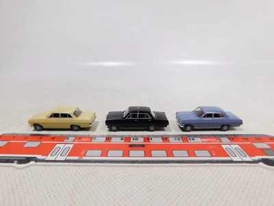 Wiking 1:87 H0 3X Modello Auto PKW OPEL Rekord A Taxi Ecc Mint #EG690-0,5 - Immagine 1 di 4