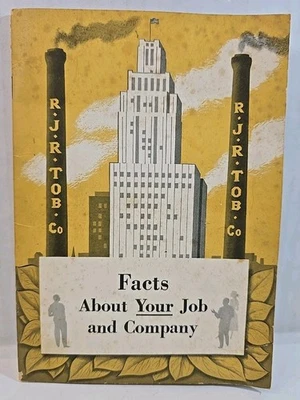 Original 1949 R.J Reynolds Tobacco Employee Information Hand Book - Image 1 of 4