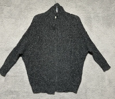 Hollister Open Front Cardigan Sweater Womens XS Loose Knit Shawl - Image 1 of 4