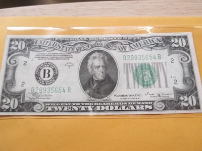 1934-B $20 FEDERAL RESERVE NOTE - Image 1 of 3