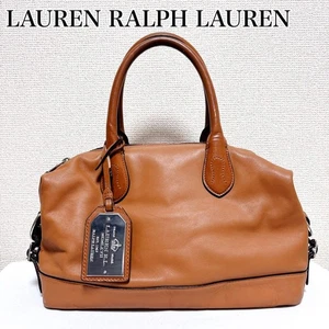 Vintage Ralph Lauren Boston Doktortasche camel beige Leder Gepäck RAR JAPANsed - Bild 1 von 10