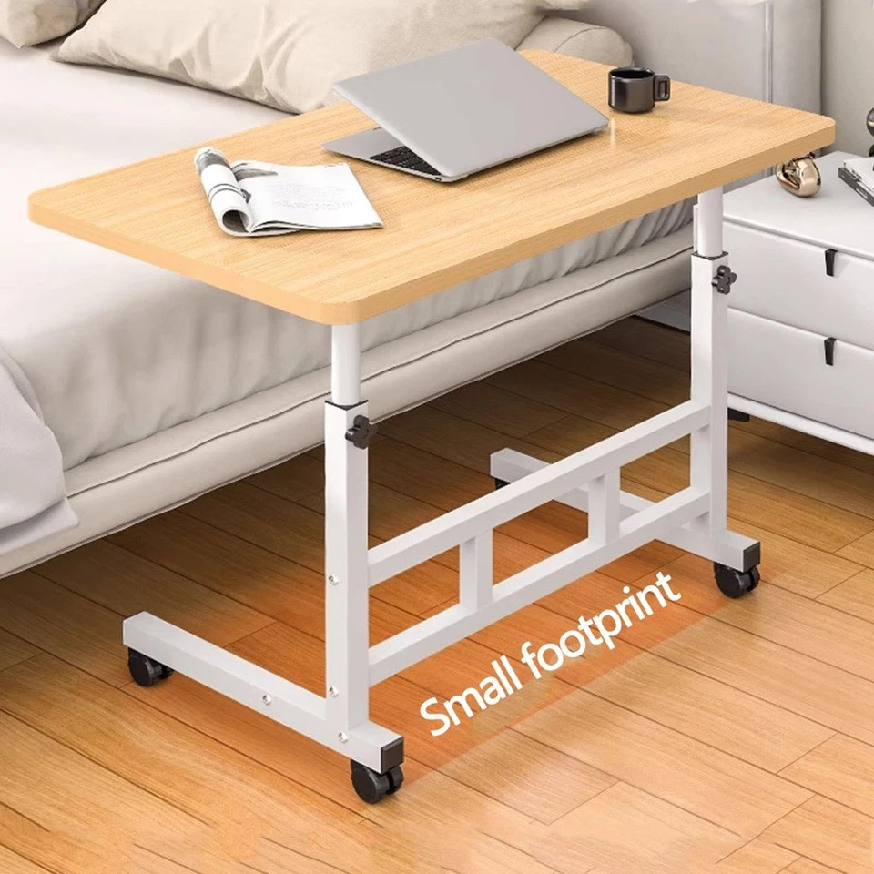 Laptoptisch HöHenverstellbar Computertisch Laptop PC Beistelltisch Mit Rollen. - Bild 1 von 4