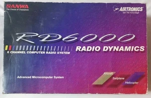 Sanwa Airtronics RD6000 6Ch RC System for Mini Helicopters Airplanes - Picture 1 of 6