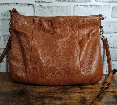 Coach Brown Pebbled Leather Madison Isabelle Hobo Women's Causal Shoulder Bag  - Image 1 of 4