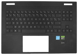Oryginalna klawiatura francuska z pokrowcem palmrest HP OMEN 16-XD 16-WD 16-WD 16-WF 16-U 16-XF - Zdjęcie 1 z 3
