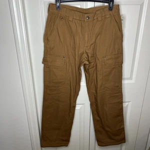 Duluth Trading Feuerwehrhose Cargohose Herren 36x34 Fleece gefüttert dickes Canvas NEU! - Bild 1 von 7