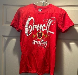 Cornell University Wrestling team logo Red Tee size small - Picture 1 of 4