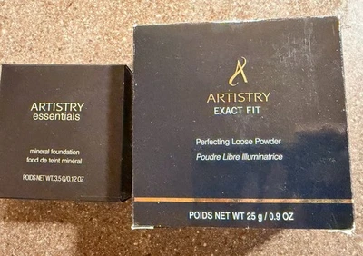 Artistry Exact Fit Perfecting рассыпчатая пудра легкая и минеральная основа лот новый - Изображение 1 из 4