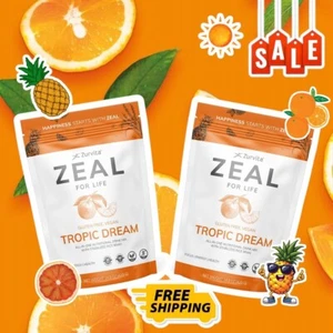 Zeal Tropic Dream – 60 Servings of Vegan, Gluten-Free Wellness in 2 Packs! - Picture 1 of 2