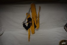 Sioux City Musketeers USHL Hockey Jersey Patch Black & Gold 15'' x 7 1/2''