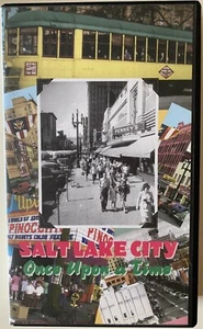 Salt Lake City Once Upon A Time 1995 KUED VHS Utah Historical Video VHS - Imagen 1 de 2