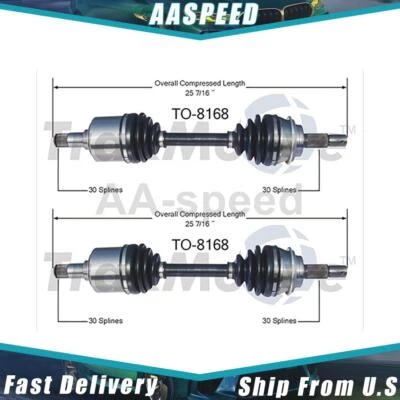CV Joint CV Axle Front For Toyota Tacoma 2018 2017 2016 2015 2014 2013 2012 - Image 1 of 2