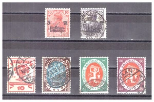GERMANY - REICH: 1919 Mi DR 105-110 Used Sets - Picture 1 of 1