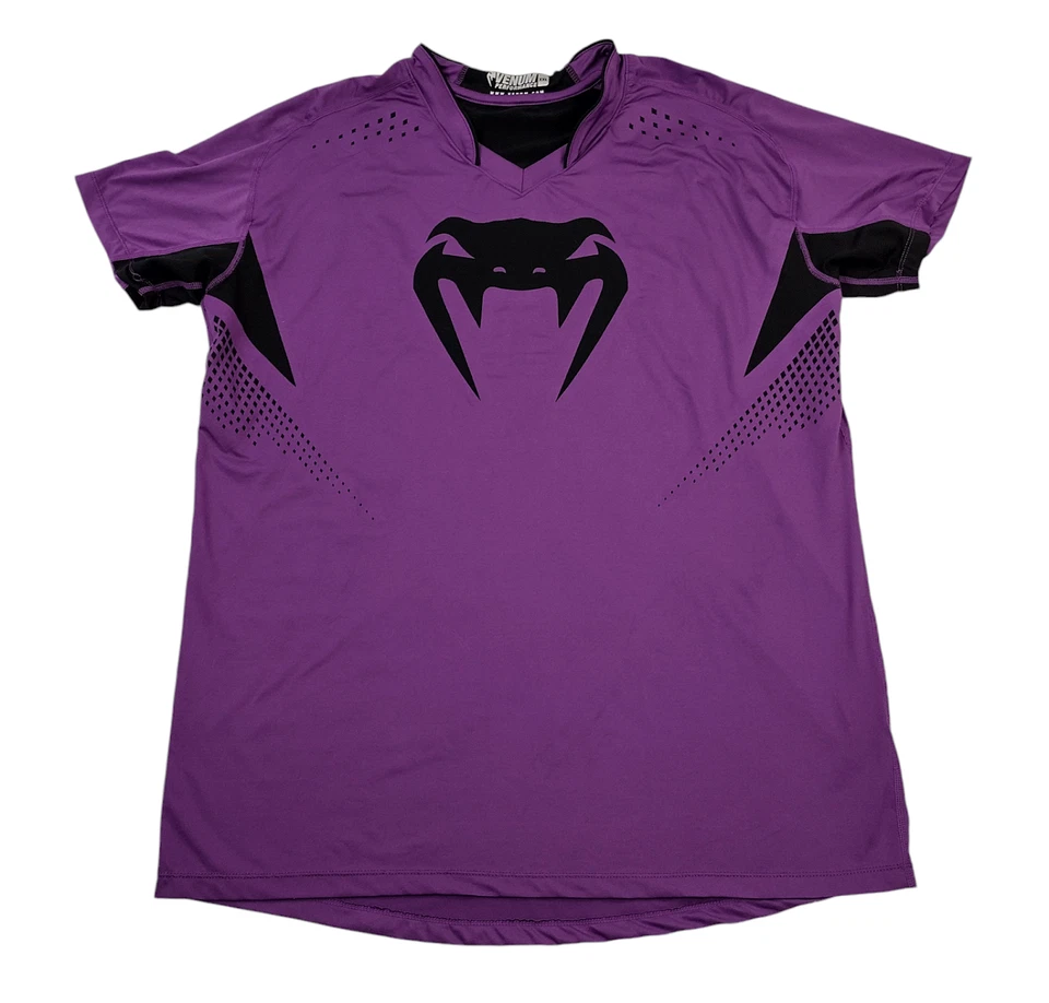 Camisa Jersey Venum - Mujer 2XL - Púrpura Negra, Entrenamiento Atlético Gimnasio MMA Foto 1 de 4