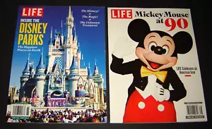 2 Disney Magazines: MICKEY MOUSE at 90 and INSIDE THE DISNEY PARKS - Picture 1 of 2