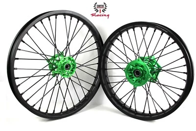  Juego de ruedas máquina CNC Kawasaki KX250F KX450F 2006-2018 19/21" Foto 1 de 4