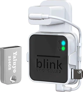 Blink Sync Module 2 Outlet Wall Mount and 256GB USB Flash Drive for Blink Local - Picture 1 of 12