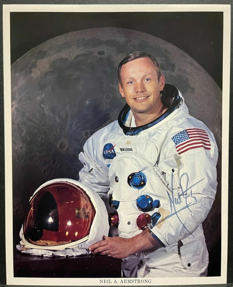 Neil Armstrong Astronaut Autogramm Autograph Apollo 11 Mondlandung - Bild 1 von 1