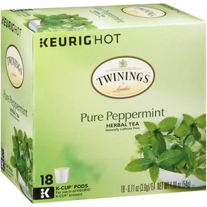 Té de hierbas puro de menta Twinings 18 a 144 tazas Keurig K elige cualquier cantidad - Imagen 1 de 2