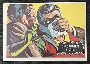 1966 Topps Batman trading card chloroform victim - Picture 1 of 2