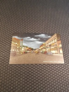 1950er Vintage Postkarte Astoria Oregon leer selten kommerzielle Straße Pre Goonies - Bild 1 von 12