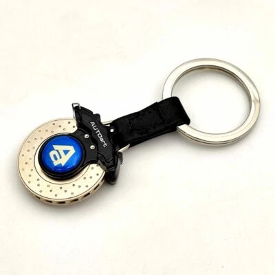Autoart Lifestyle Keychain 1:6 Brake Disc 6 POTS Caliper/Black #40093 Model - Immagine 1 di 4