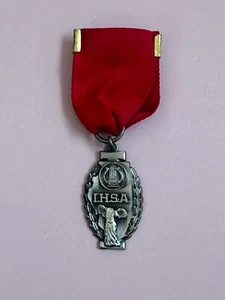 Medaglia nastro rosso banda statale Illinois High School Association ottima 2° posto - Foto 1 di 5