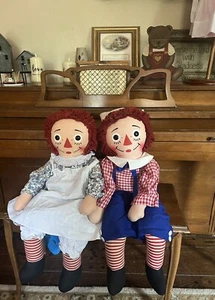 Vintage 60er Jahre 32" The Original Knickerbocker Raggedy Ann & - Bild 1 von 11
