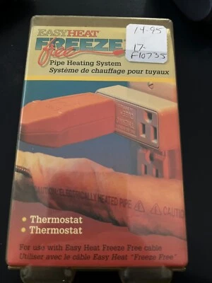 Old stock Easy Heat Thermostat Freeze Free Pipe Heating System 120volt No Wiring - Image 1 of 2
