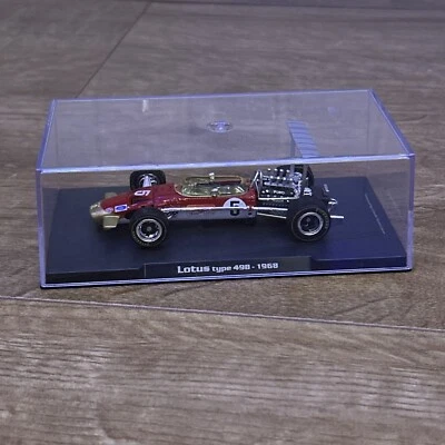 ATLAS Ediciones Rojo LOTUS TIPO 49B GRAHAM HILL 1968 con escala 1/43, como nuevo. Foto 1 de 4