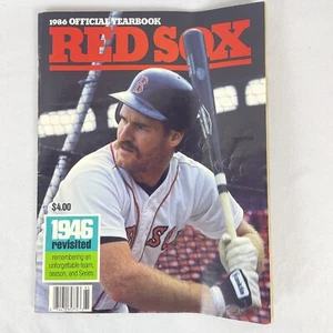 MLB Boston Red Sox Official 1986 yearbook Vintage Wade Boggs Roger Clemens - Picture 1 of 4