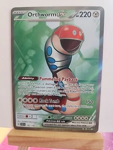 Orthworm ex 162/142 Full Art Ultra Double Rare Pokemon Stellar Crown NM - Bild 1 von 2