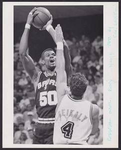 1990-91 David Robinson, "The Admiral of San Antonio" Unique Photo - Picture 1 of 2