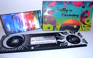 3 Kleancolor Eyeshadow Palettes Shimmer & Matte My Whole Universe, Harmony, City - Picture 1 of 7
