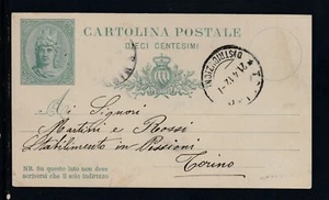 AK San Marino 10 c. Libertas Verde 1912 WE1169 - Bild 1 von 1