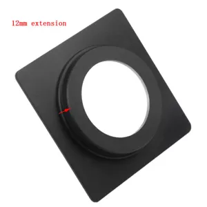 Copal #1 scheda obiettivo estensione 12 mm 80 x 80 mm per fotocamera Horseman 4x5 VH 45FA 45HD - Foto 1 di 4