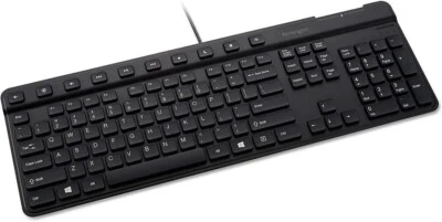 K55115US-BLACK Kensington Simple Solutions Wired Keyboard w Smart Card Reader - Image 1 of 3