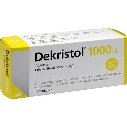 MIBE GMBH ARZNEIMITTEL DEKRISTOL 1.000 I.E. Tabletten 50 St PZN 10068944