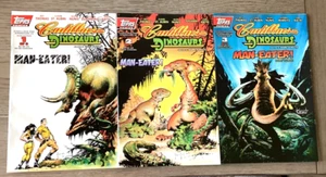 Vintage 1994 Topps Comics Cadillacs + Dinosaurs:Man-Eater Set, NM, Sam Kieth-art - Picture 1 of 3