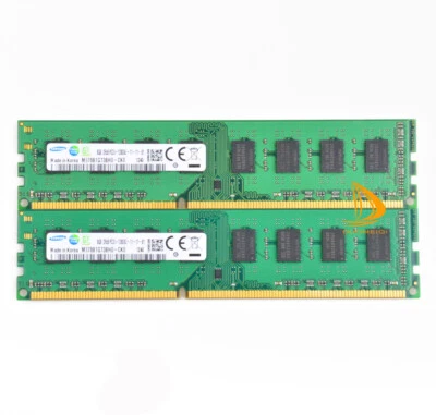 Samsung 16 Go (2 x 8 Go) PC3L 12800 DDR3 1600 MHz 1,35V Mémoire RAM DIMM Desktop - Photo 1/4