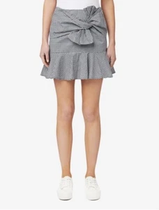 Seed Heritage Womens Size 8 Skirt Gingham Flip Ruffle Bow Mini NWT RRP $89.95 - Picture 1 of 24