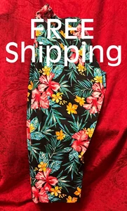 Tropical Print Petal Pushers ( XL/XG   15-17 ) Made in Haiti (No Boundaries) - Picture 1 of 8
