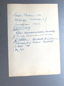 BAYRISCHE Politiker "GEORG BRAUCHLE"  In-person Gästebuch-Blatt 20x30 Autogramm - Picture 1 of 2