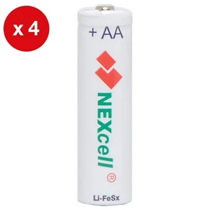 2 x 2 PACK - AA NexCell Long Life Lithium Battery - Picture 1 of 1